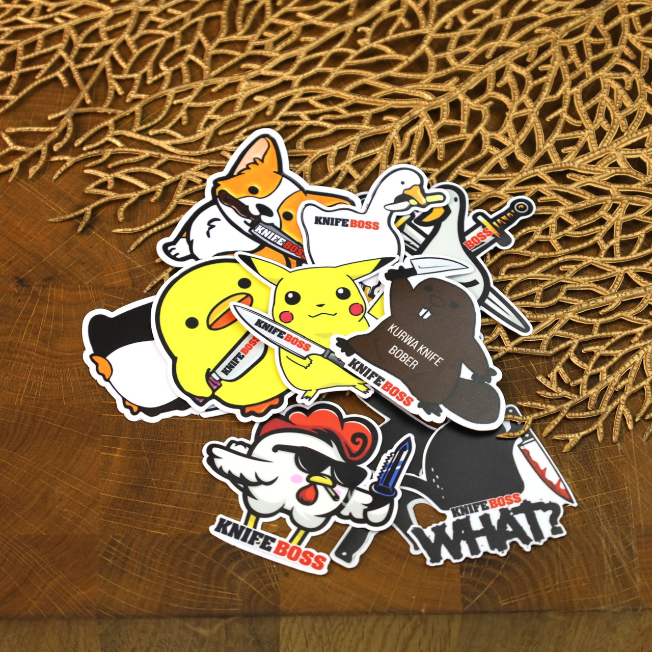 Knife Boss Sticker Pack 10шт, фото 1