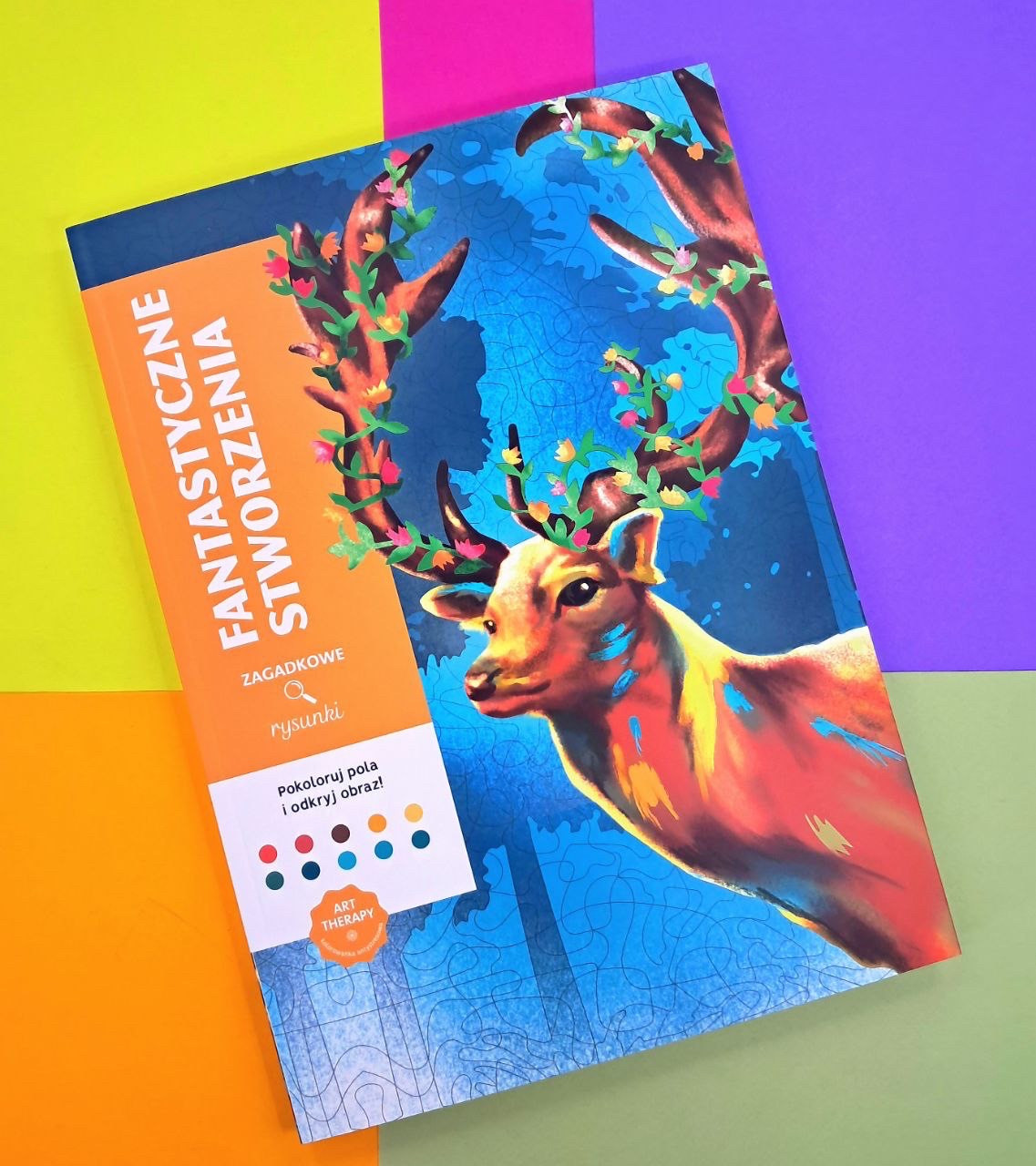 Розмальовка за номерами 100 аркушів Фантастичні тварини, фото 1