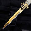 Ніж стилет AKC Flamberg Gold-Bone, фото 3