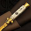 Ніж стилет AKC Flamberg Gold-White, фото 4