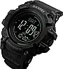 Кварцово-електронний годинник Skmei 1356BK Compass, фото 4