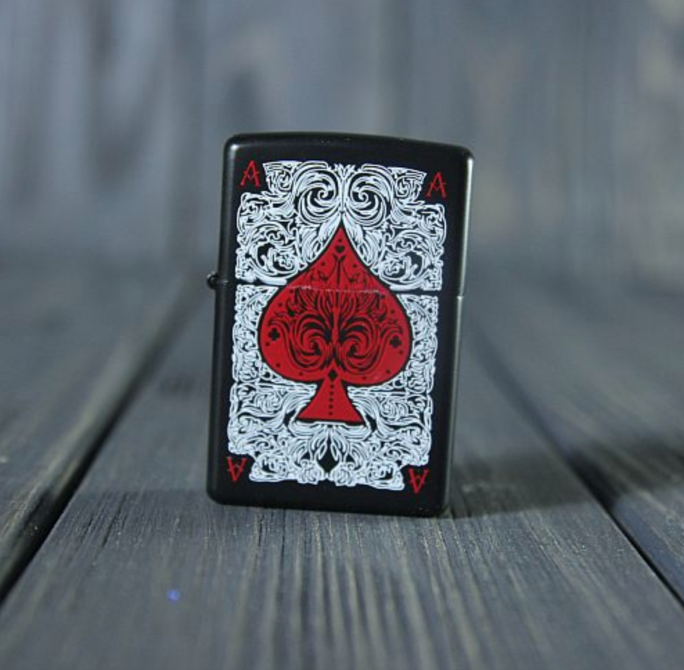 Бензинова запальничка Zippo «Ace», фото 1