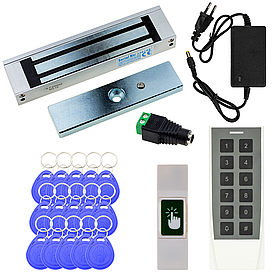 Комплект контролю доступу з магнітним замком 180 кг SEVEN KA-7812