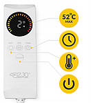 Електрична ковдра з підігрівом Pilot Soft (180x160 см, 6 режимів, сіра), фото 5