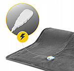 Електрична ковдра з підігрівом Pilot Soft (180x160 см, 6 режимів, сіра), фото 6