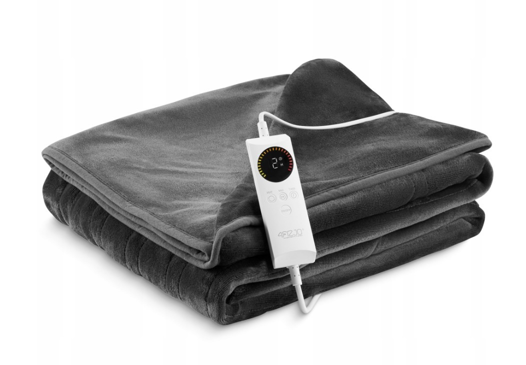 Електрична ковдра з підігрівом Pilot Soft (180x160 см, 6 режимів, сіра), фото 1