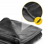 Електрична ковдра з підігрівом Pilot Soft (180x160 см, 6 режимів, сіра), фото 8