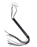 Стильний шкіряний батіг для яскравих ігор Fetish B-Series Whip Black, фото 3