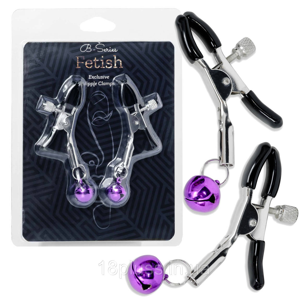 Ексклюзивні затискачі для сосків Fetish B - Series Exclusive Nipple Clamps No.17, фото 1