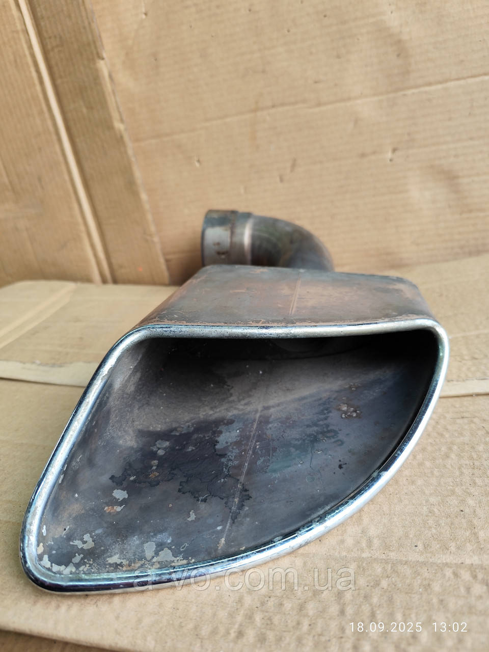 Наконечник вихлопної труби лівий VW Touareg 7p6253681, фото 1