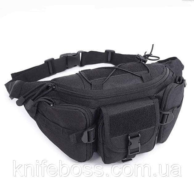 Тактична сумка бананка Black, фото 1