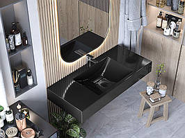 Раковина, Умивальник підвісний Luxor Roco 100 Black