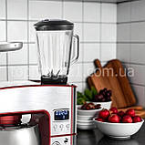 Універсальна кухонна машина 4в1 Top Kitchen 4500 Вт тістоміс з чашею 7 л м'ясорубка для фаршу з насадками для шинкування блендер, фото 8