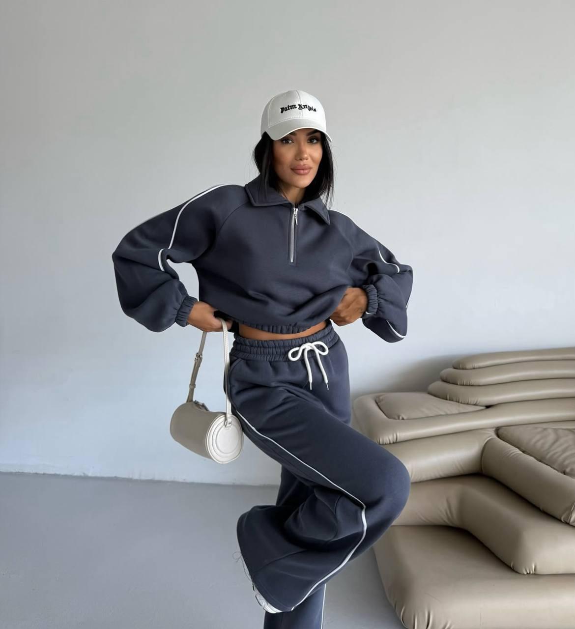 Жіночий прогулянковий костюм; Різні кольори ; Розмір: 42-46, 48-52 ;, фото 1