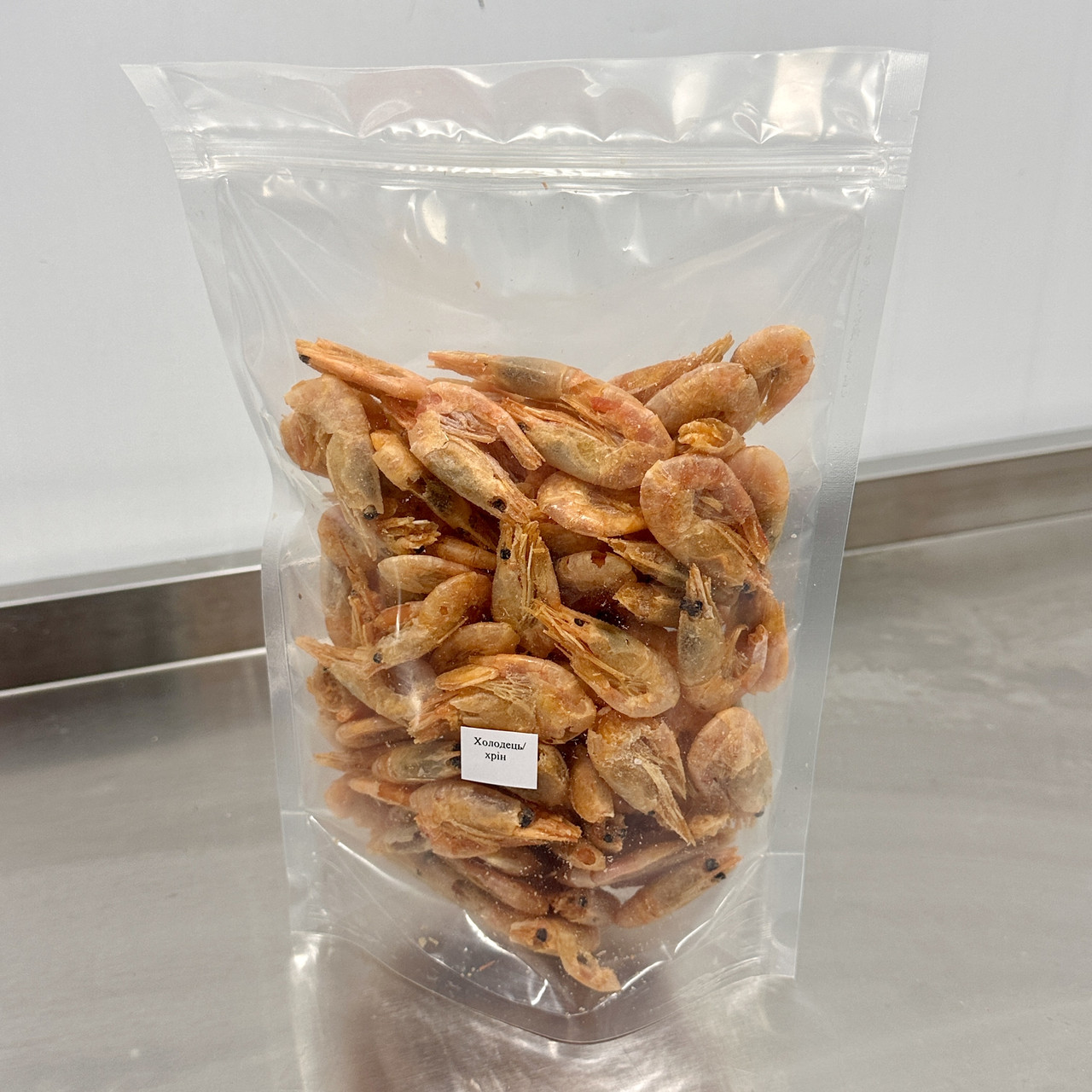 Креветка сушена МЕГА "Холодець/хрін" 250г (Дой-пак) - фото 1 - id-p2767552770