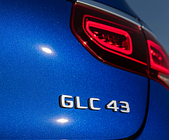 Емблема напис багажника Mercedes GLC43