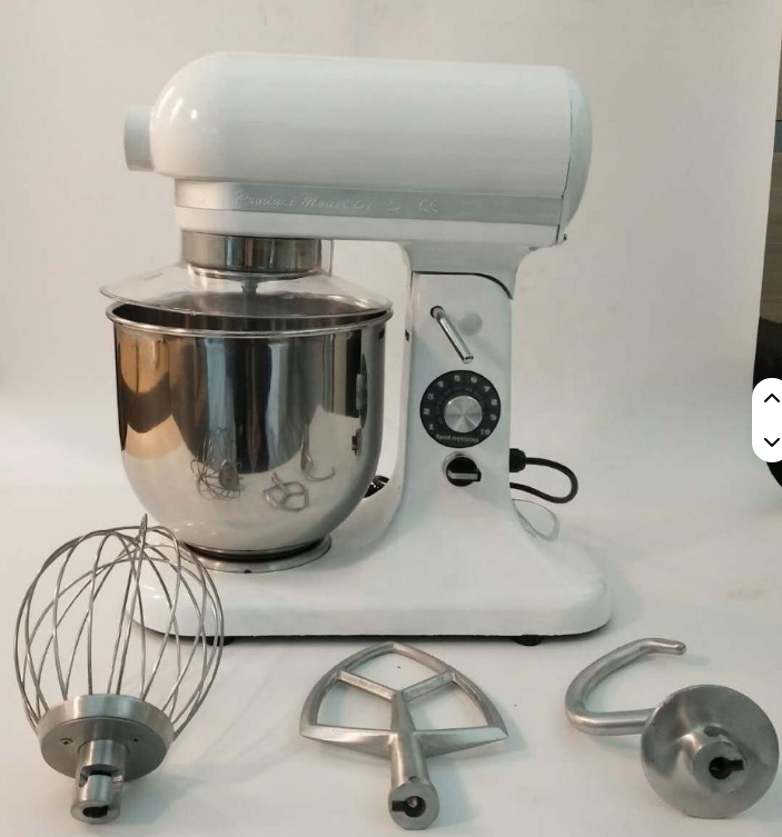 Планетарний міксер Vektor B7-В, 7 л, професійний, настільний, 3 насадки, плавне регулювання швидкості, фото 1