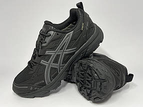 Чоловічі термо кросівки  Asics Gel-Nunobiki Gore-Tex Black Grey чорні з сірим водонепроникні