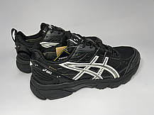 Чоловічі термо кросівки Asics Gel-Nunobiki Gore-Tex Black White чорні з білим водонепроникні, фото 5