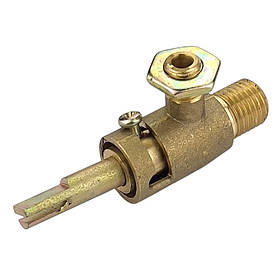 Кран газовий для плити Электа, Наталка, Маша (М14х1,5)