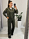 Жіночий спортивний костюм: Колір: беж, хакі, темно-синій, графіт, чорний, сірий; Розмір: S, M, Л;, фото 8