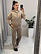 Жіночий спортивний костюм: Колір: беж, хакі, темно-синій, графіт, чорний, сірий; Розмір: S, M, Л;, фото 9