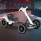 Електрокар дитячий HL-B6 86х54х48.5 см швидкість 6 кмгод витримує до 50 кг зручне сидіння і ремінь, фото 7