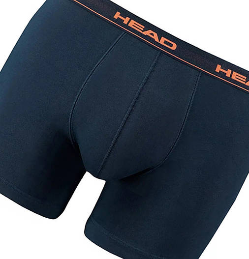 Труси-боксери чоловічі Head Mens Boxers (1 шт.) S Navy Peacoat Orange, фото 2