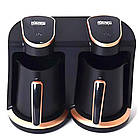 Кавоварка крапельна DSP KA 3049 на 2 чашки 800W електрична машина для швидкого приготування кави вдома, фото 3