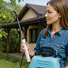 Акумуляторний обприскувач 6 л з USB зарядкою і 3 насадками для догляду за рослинами в саду й городі, фото 2