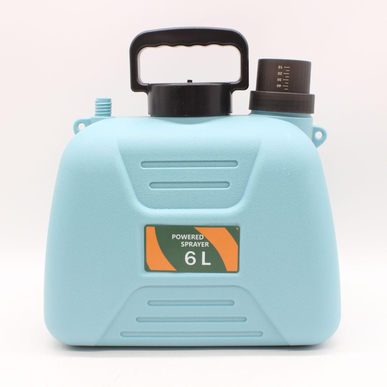 Акумуляторний обприскувач 6 л з USB зарядкою і 3 насадками для догляду за рослинами в саду й городі, фото 1