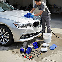 Набор для чистки автомобиля 20 предметов аксессуары для мойки салона кузова и ухода за авто дома