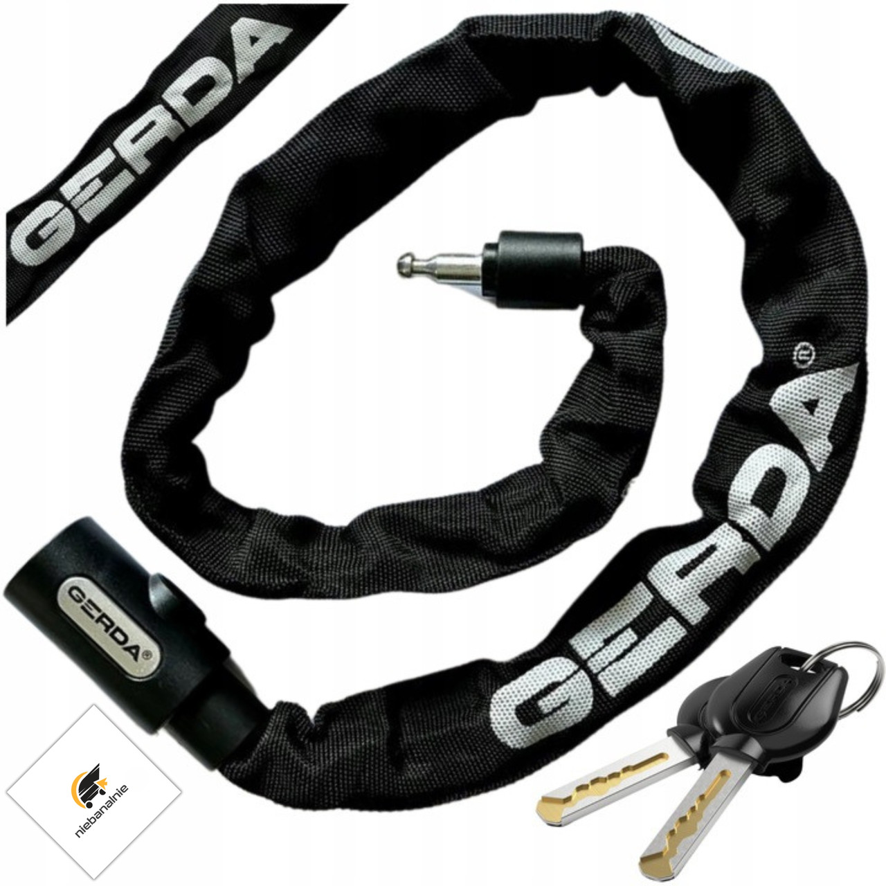 Замок для велосипеда ланцюг для велосипеду захист Gerda 900/6v, фото 1