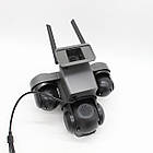 Вулична WIFI-камера відеоспостереження 12MP V380 HD з поворотним механізмом нічним баченням і віддаленим доступом, фото 5