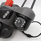 Вулична WIFI-камера відеоспостереження 12MP V380 HD з поворотним механізмом нічним баченням і віддаленим доступом, фото 6