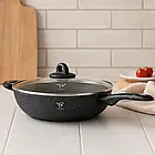Сковорода з кришкою 32 см TK00096 антипригарне покриття для смаження тушкування страв на плиті, фото 2