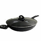 Сковорода з кришкою 32 см TK00096 антипригарне покриття для смаження тушкування страв на плиті, фото 3