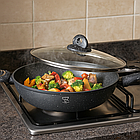 Сковорода з кришкою 32 см TK00096 антипригарне покриття для смаження тушкування страв на плиті, фото 5