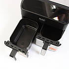 Подвійний аерогриль на 8 л RAF R 5292 з цифровим керуванням швидкою циркуляцією повітря й таймером готування, фото 8