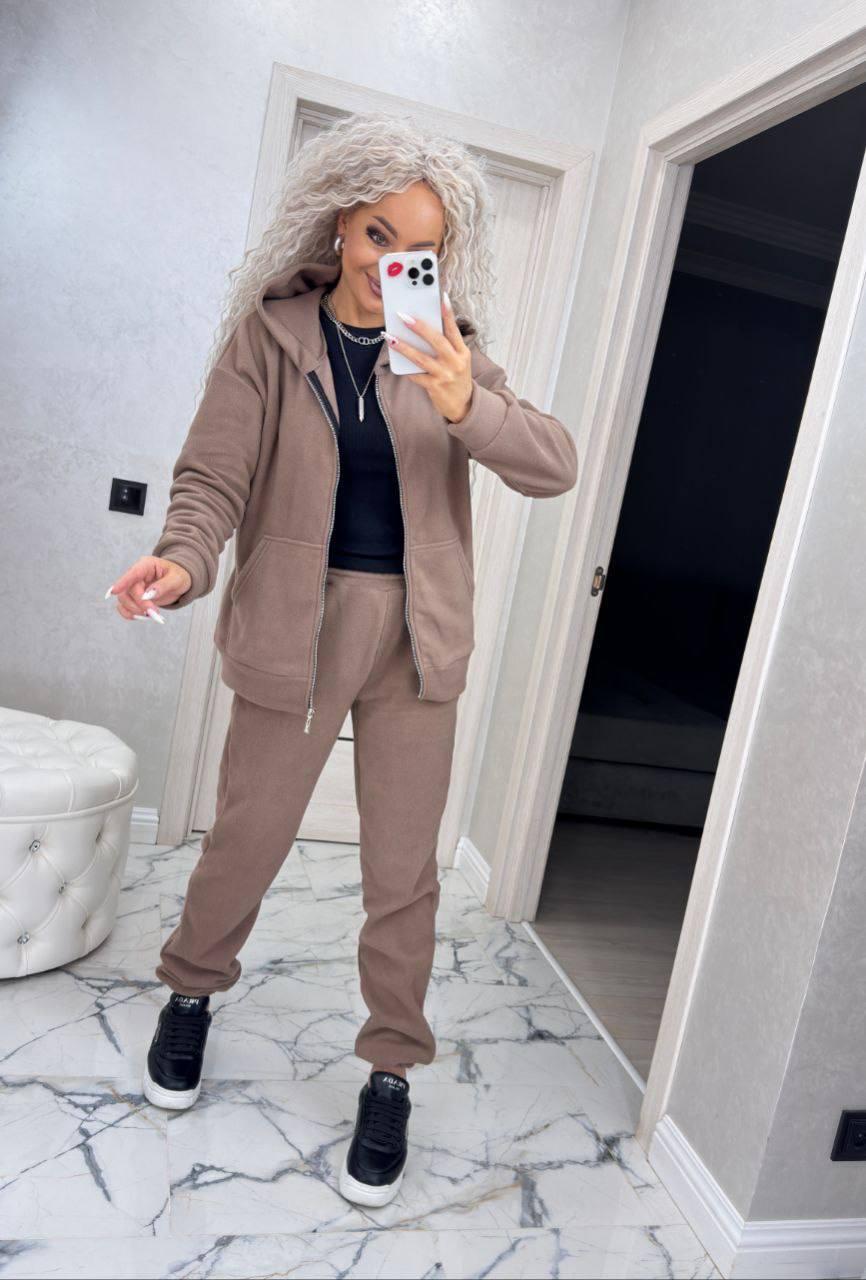 Жіночий спортивний костюм: Колір: беж, чорний, смарагд, лате, графіт;Розмір: S, M, Л;, фото 1