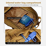 Армійський тактичний рюкзак BattleShield 50 л – для військових і виживання, фото 4