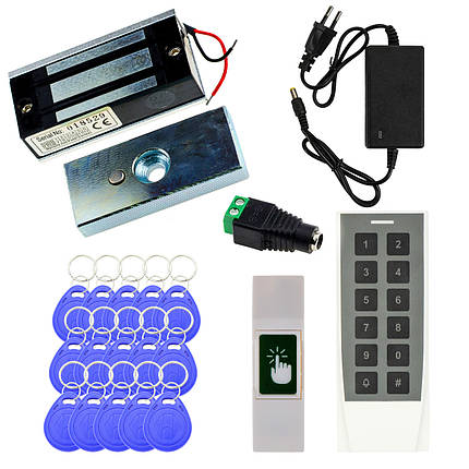Комплект контролю доступу з магнітним замком 60 кг SEVEN KA-7847, фото 1