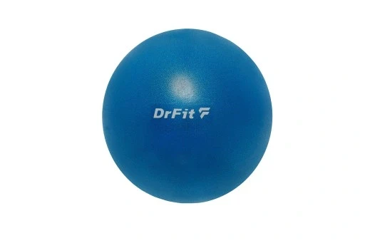 М'яч для гімнастичних вправ Drfit 25см блакитний пілатес йога з насосом, фото 1