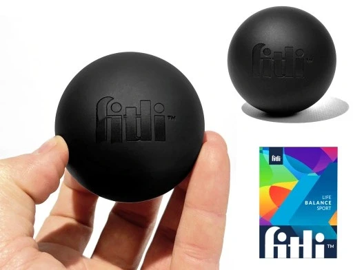 Кулька для масажу 6 см тверда гладенька міцна роллер для масажу, фото 1