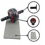 Набір з 3 товарів: футбольний комплект лестниця ворітниця скакалка колесо для пресу координаційна лестниця Pro, фото 4