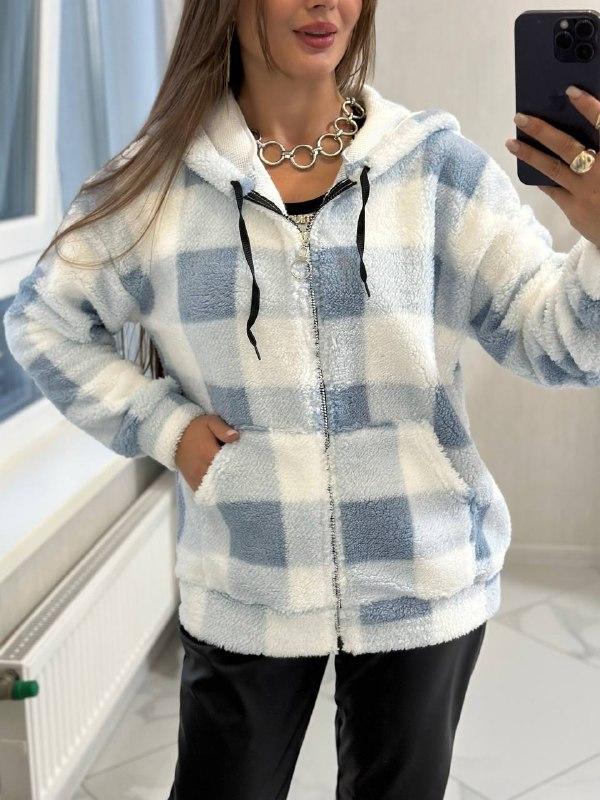 Жіноча кофта на змійці; Різні кольори ; Розмір: 42, 44, 46, 48, 50, 52, 54, 56 ;, фото 1