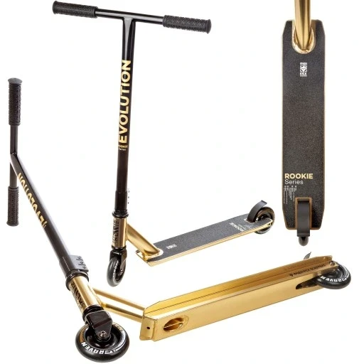 Спортивний самокат Raven Evolution Rookie Gold 100mm, фото 1