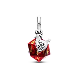 Срібна намистина Pandora «Кубик Клубу Пекельного вогню» Дивні дива 793564C01, фото 2