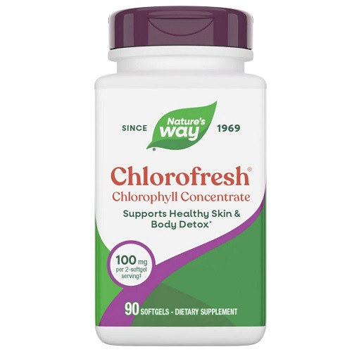 Хлорофіл Nature's Way Chlorofresh Chlorophyll Concentrate 100 mg (90 капсул.), фото 1