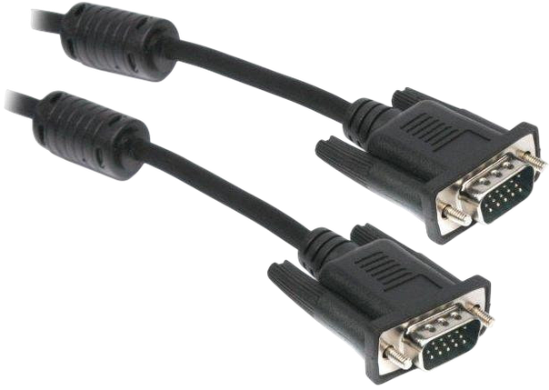 Кабель Maxxter VGA - VGA (M/M) 3m Black (V-VGA-10), фото 1